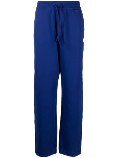 logo-patch track pants by Y3