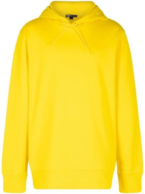 logo-print "Yellow" hoodie by Y3