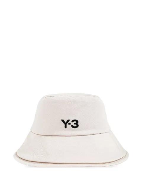 logo-print bucket hat by Y3