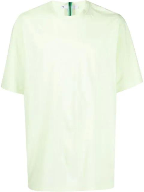 logo-print cotton T-Shirt by Y3