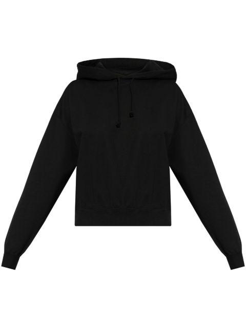 logo-print hoodie by Y3