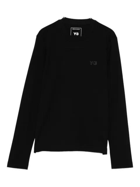 logo-print long-sleeve T-shirt by Y3