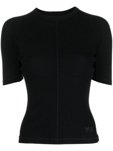 logo-print short-sleeved T-shirt by Y3