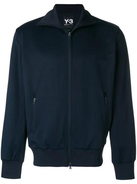 logo printed zipped sweatshirt by Y3