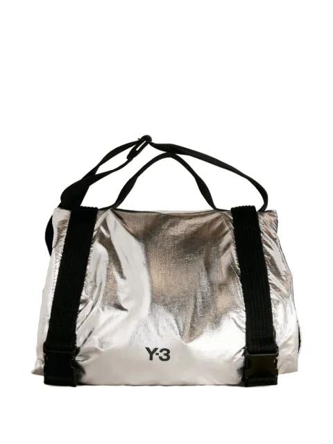 metallic-finish bag by Y3