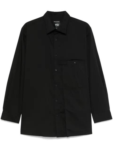 pleated pocket shirt by Y3