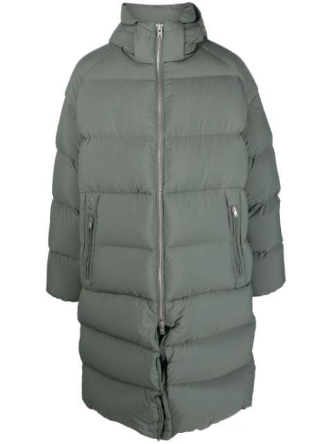 quilted parka coat by Y3