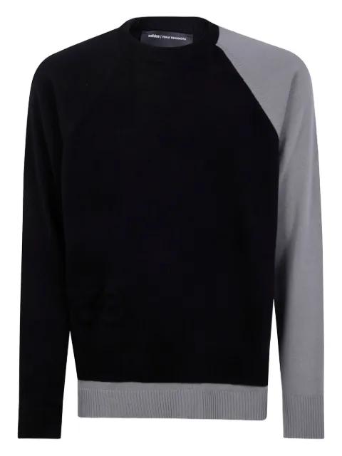 raglan-sleeve panelled jumper by Y3