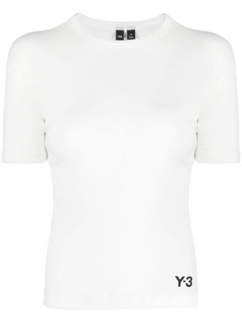 short-sleeve organic-cotton top by Y3