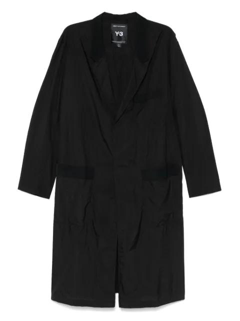 single-breasted coat by Y3