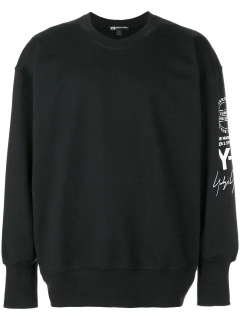 stacked logo sweatshirt by Y3