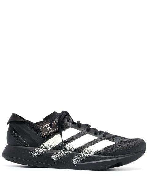 striped lace-up sneakers by Y3