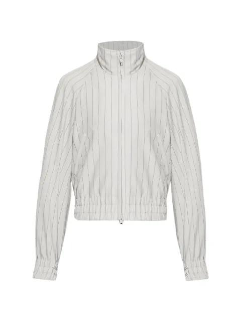 striped zip-up jacket by Y3