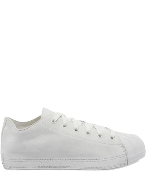suede leather lace-up sneakers by Y3