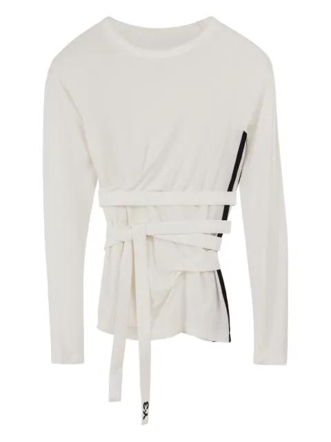 tie-fastening T-shirt by Y3