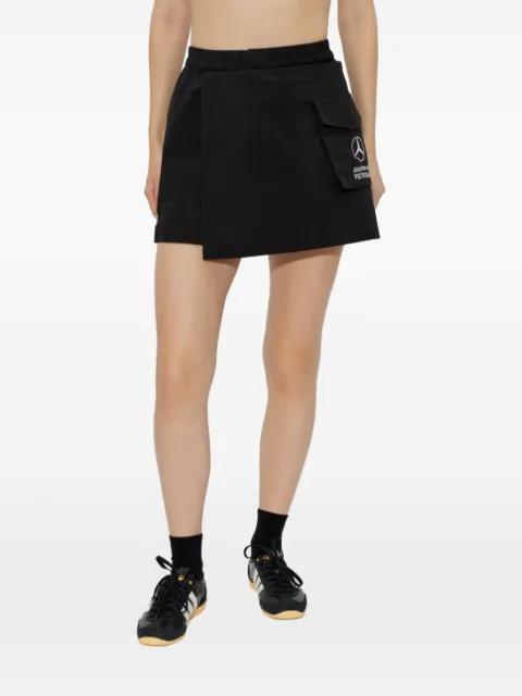 x Mercedes logo-print shorts by Y3