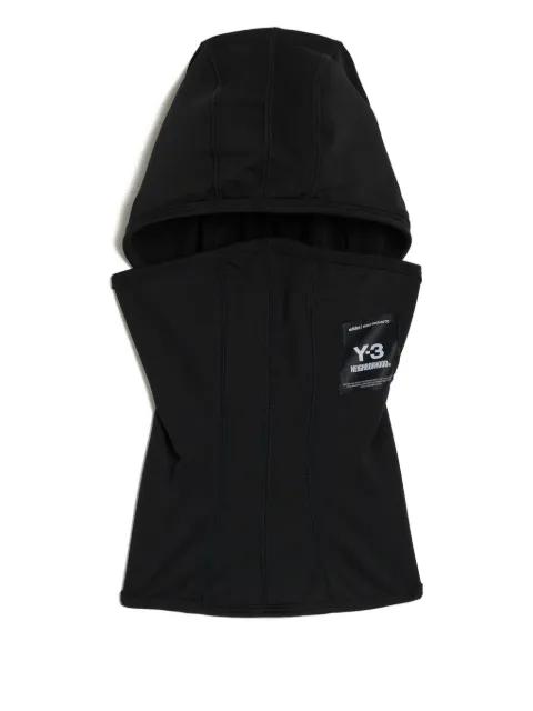 x Neighborhood hoodied logo balaclava by Y3