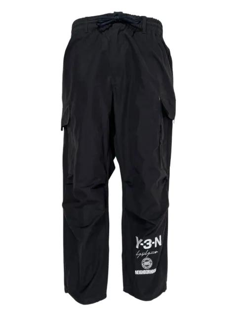x Neighborhood logo-print cargo-pocket trousers by Y3