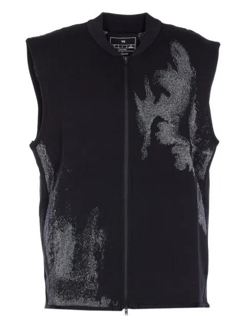 zip-front vest by Y3
