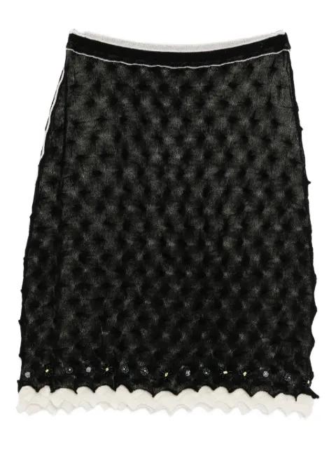 Borlor midi skirt by YANYAN KNITS