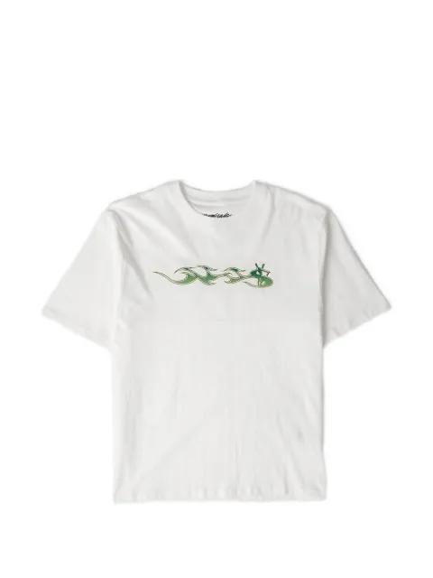 flame-graphic T-shirt by YARDSALE