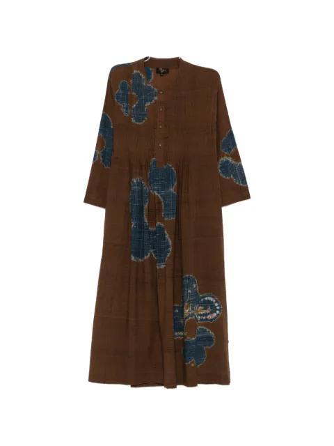 Tita pleated midi dress by YAVI