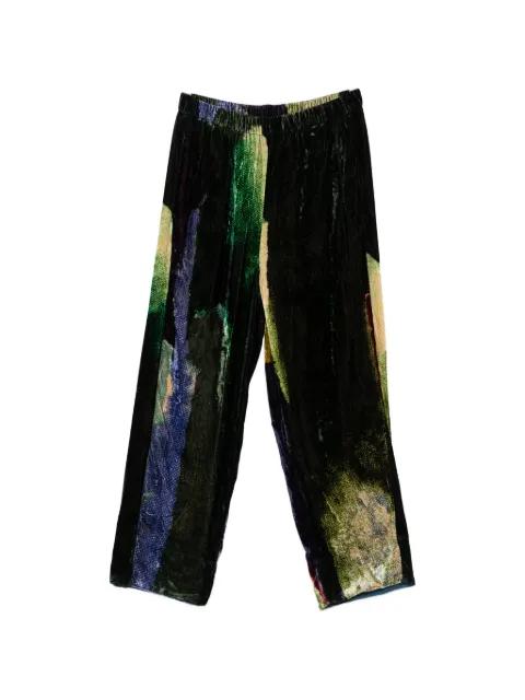 patterned trousers by YAVI