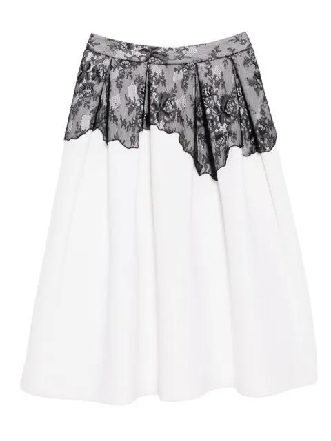 floral-lace skirt by YCH
