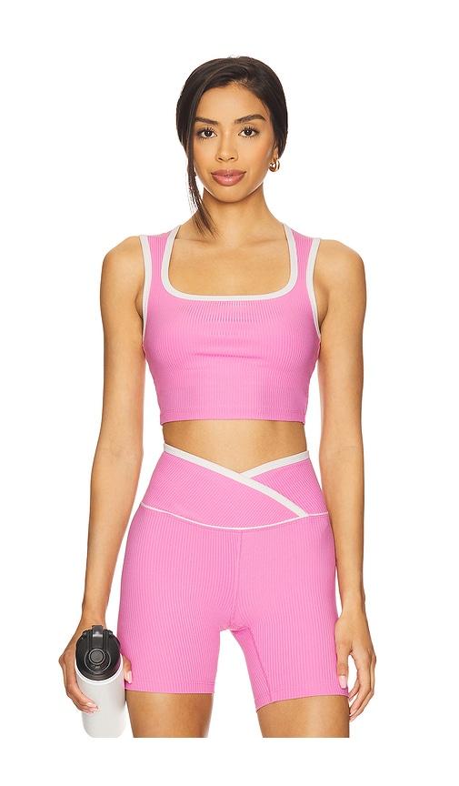 YEAR OF OURS Ribbed Diana Sports Bra in Pink by YEAR OF OURS YEAR OF OURS Ribbed Diana Sports Bra in Pink by YEAR OF OURS
