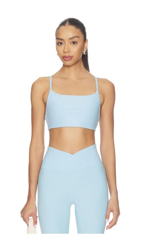 YEAR OF OURS Stretch Studio Bralette in Baby Blue by YEAR OF OURS