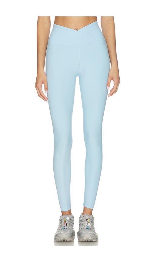 YEAR OF OURS Stretch Veronica Legging in Baby Blue by YEAR OF OURS