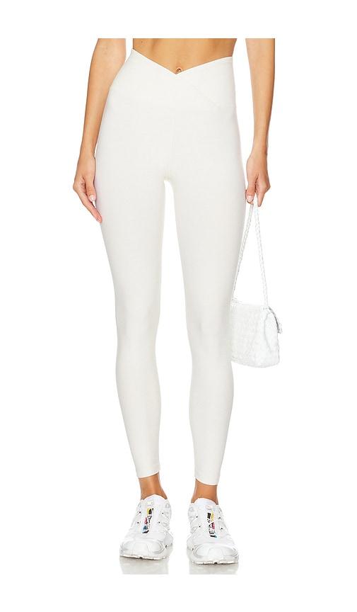 YEAR OF OURS Stretch Veronica Legging in Ivory by YEAR OF OURS