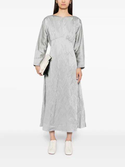 boat-neck dress by YEAREAST