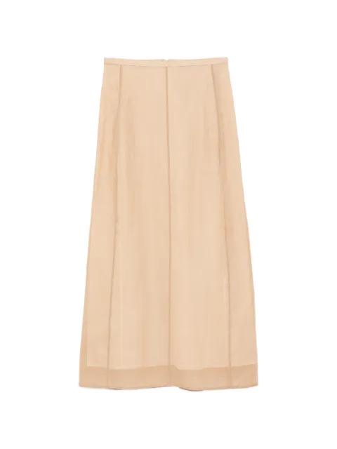 seam detail skirt by YEAREAST