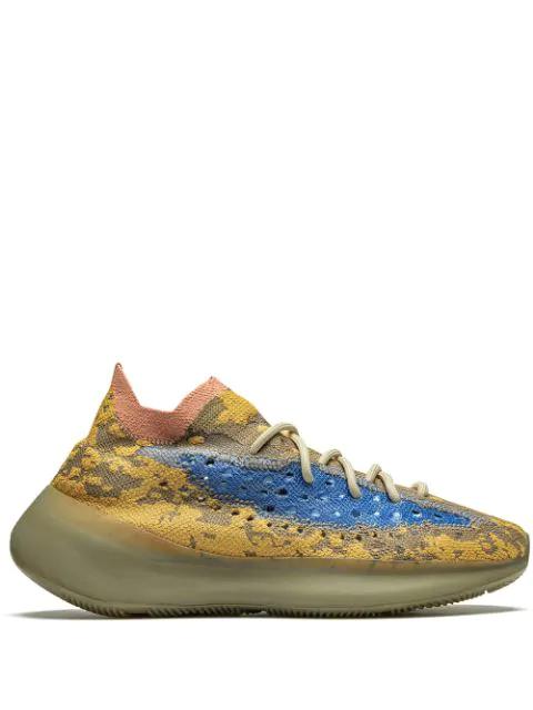 Boost 380 Reflective "Blue Oat" sneakers by YEEZY X ADIDAS