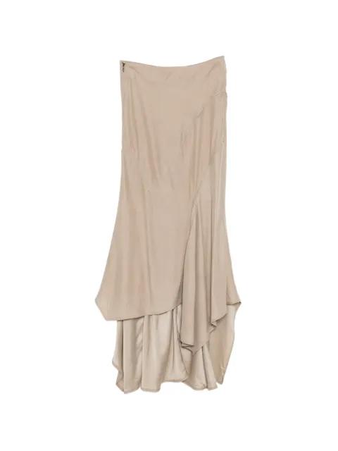draped panelled skirt by YEHUAFAN