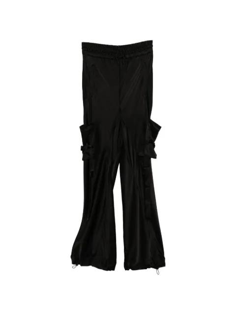 drawstring-cuff track pants by YEHUAFAN