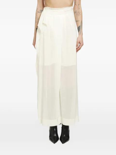 flared trousers by YEHUAFAN