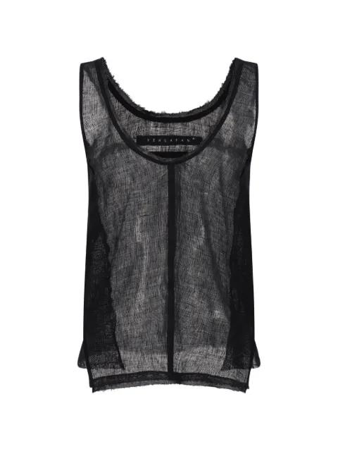 frayed top by YEHUAFAN