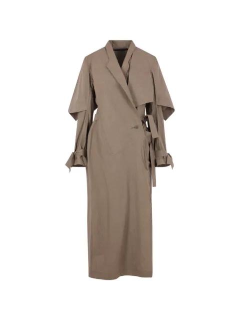 layered trench coat by YEHUAFAN