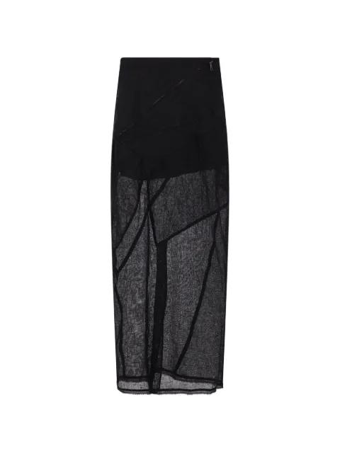 panelled full skirt by YEHUAFAN