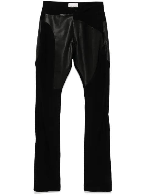 panelled trousers by YEHUAFAN
