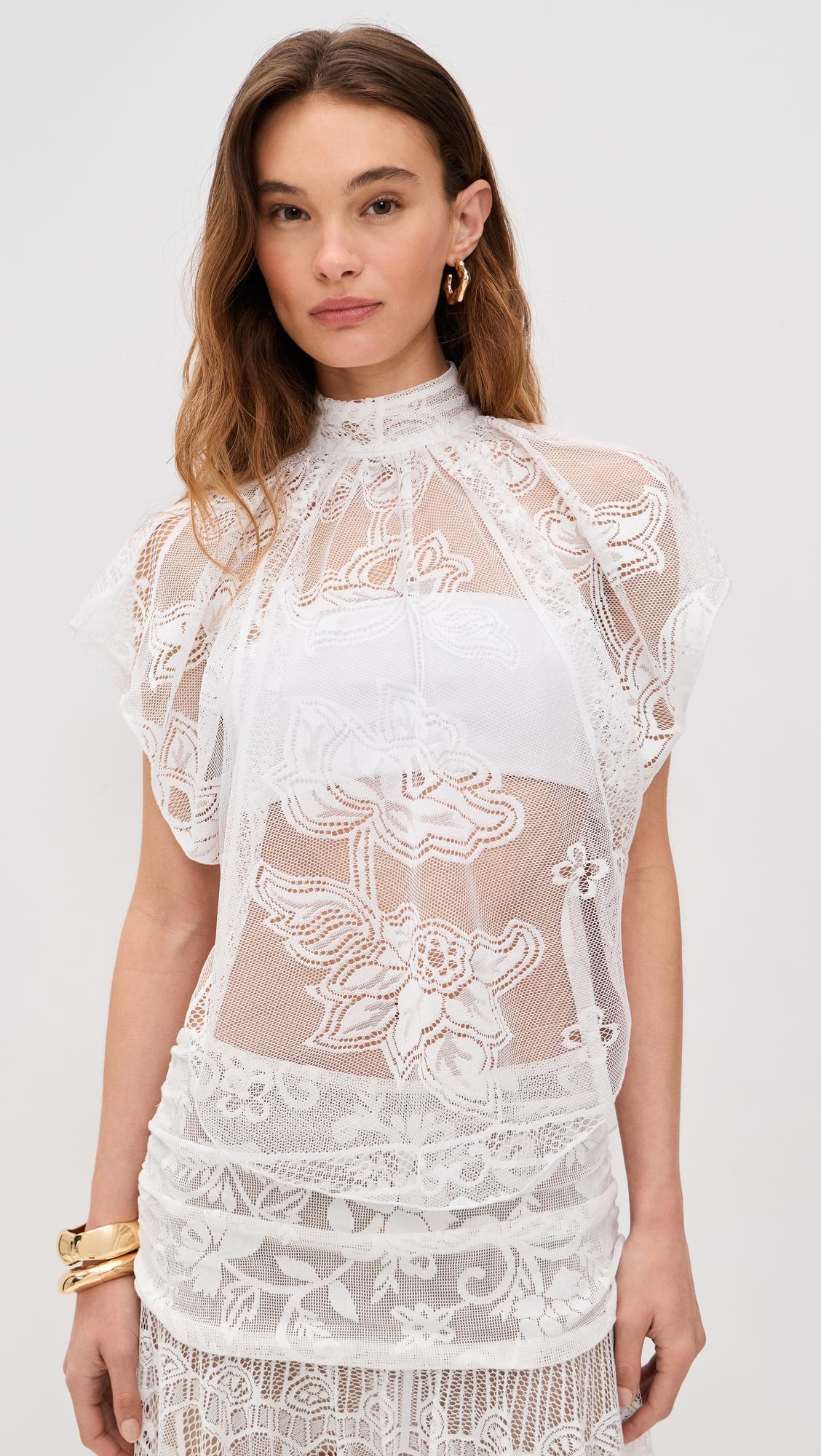 Helena Doily Top by YELLOW THE LABEL