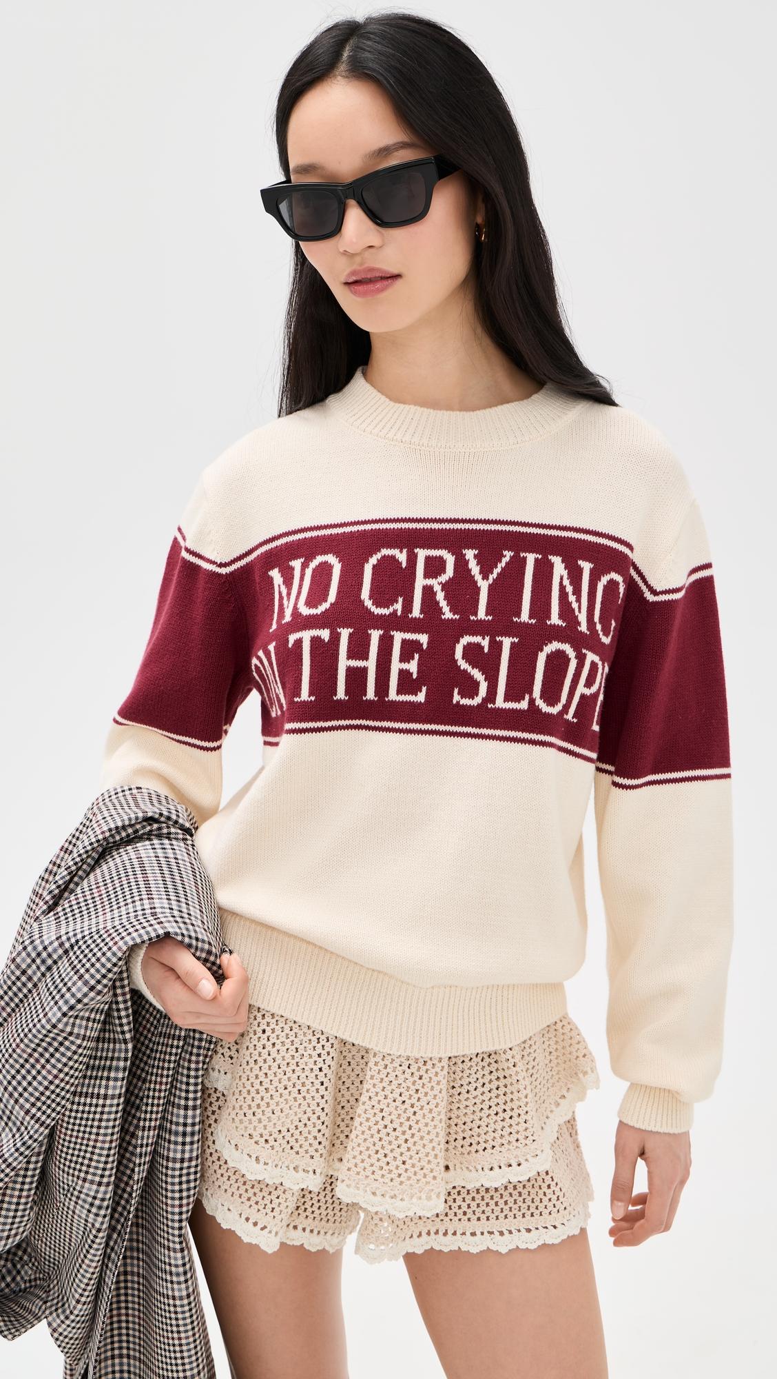 No Crying On the Slopes Pull Over by YELLOW THE LABEL