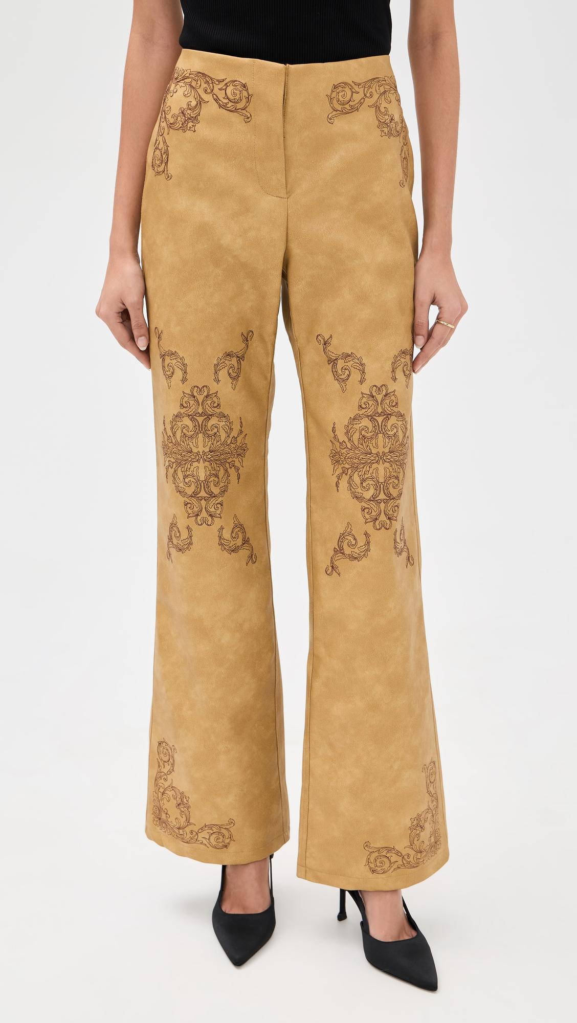 Seba Faux Leather Pants by YELLOW THE LABEL