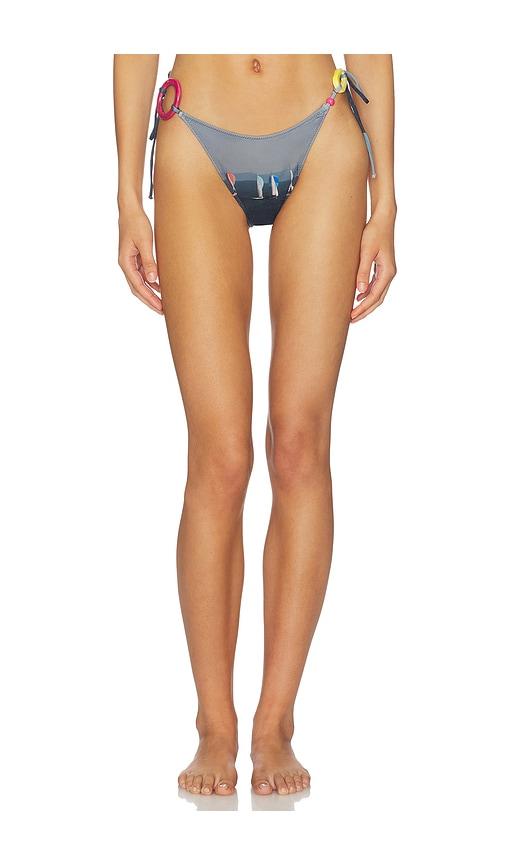 Yellow The Label x REVOLVE Vivi Charm Bikini Bottom in Slate by YELLOW THE LABEL