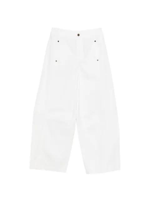 barrel-leg trousers by YERSE