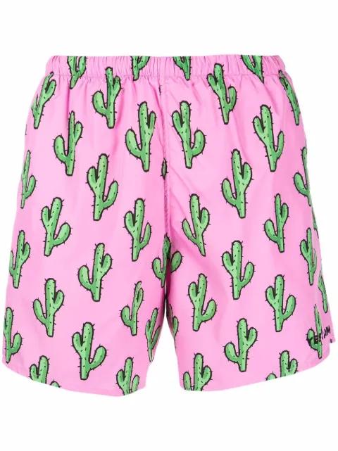 cactus-print swim shorts by YES I AM