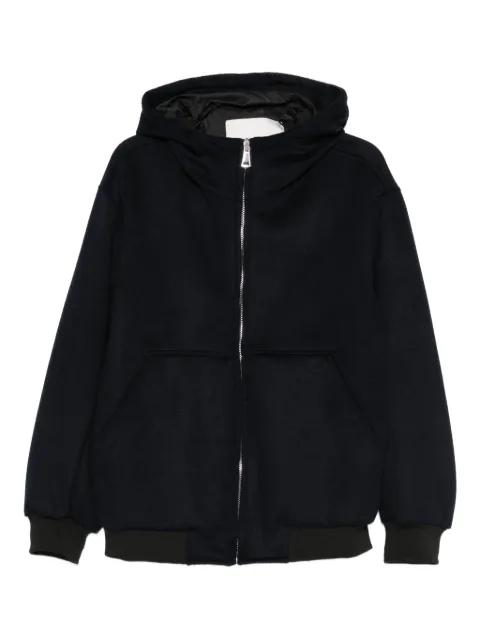 hoodied zip jacket by YES LONDON