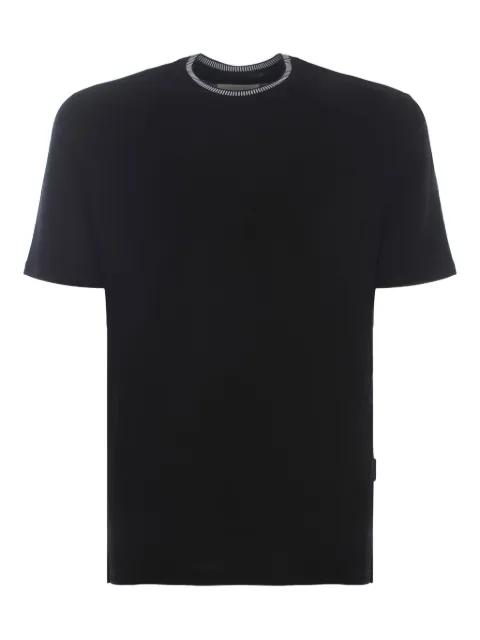 ribbed-trim T-shirt by YES LONDON
